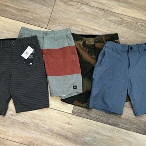 Volcom Kids Shorts Set - Gray, Red, Blue, Camo